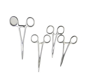 Làm bằng thép và kim loại thay đồ kẹp cong thiết bị y tế đầy đủ phạm vi hemostat kẹp khóa nhíp kẹp đường cong - Product Image 5
