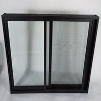 Ventanas Corredizas de Aleación de Aluminio Certificadas en Estados Unidos con Doble Vidrio Templado Resistentes a Huracanes para Uso Exterior y en Hoteles