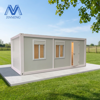 Maison préfabriquée prête à vivre, mini-maison modulaire portable, villa en structure acier, cabane habitable, conteneurs plats de 40 pieds