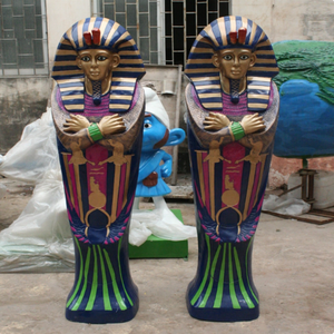 Statua Personalizzata Scultura Africana Anubis Dio Cane Ornamenti Decorazioni per la Casa Artigianato Egiziano in Resina Scultura del Faraone - Product Image 2