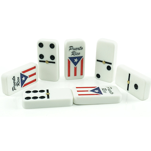 Đôi Sáu 50Mm * 25Mm * 10Mm Domino Bộ Khối Cờ Puerto Rico Khắc Logo 0n Trở Lại Hộp Gỗ Để Chơi Trò Chơi Trên Bàn - Product Image 6