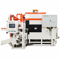 Horno de Calentamiento de Aluminio Multibillet de 3000T, 56KW, 380V, con PLC, para Prensa de Extrusión