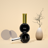 Vente en gros de flacons de vernis à ongles personnalisés de 14 ml, emballage en verre vide pour le vernis gel et le dissolvant