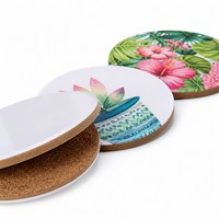 Posavasos de MDF Personalizados con Sublimación, Diseños Únicos en Caja de Cartón/Caja de Color para Regalos Corporativos y Recuerdos de Boda