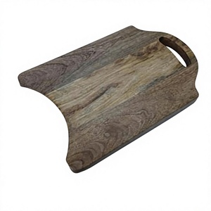 เขียงไม้ทรงสี่เหลี่ยมผืนผ้า  แบบธรรมชาติ  ทำจากไม้กระถิน  พร้อมหูจับ - Product Image 1
