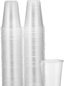 Vaso Desechable de Plástico PLA Transparente Compostable Ecológico de 12oz 16oz, Vaso Biodegradable a Base de Plantas - Product Image 2