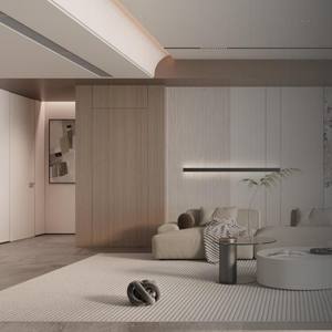 Panneaux muraux modernes classiques en WPC et panneaux Conception de porte cachée étanche pour l'appartement - Product Image 4