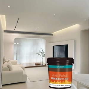 <span class=keywords><strong>Peinture</strong></span> <span class=keywords><strong>Latex</strong></span> Extérieure Effet Coquille d'Œuf Imperméable à Fort Pouvoir Adhésif <span class=keywords><strong>pour</strong></span> Murs et Art Peint à la Main - Product Image 2