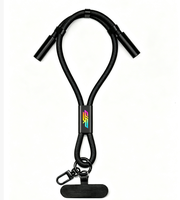 Câble de poignet d'origine HOT 2-en-1 Type C pour charge rapide et transfert de données pour téléphone, longueur réglable 56 cm, personnalisation du logo