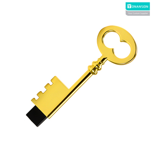 <strong>Vintage</strong> Metal Key 2.0 USB <strong>Flash</strong> Drive with Custom Logo 3.0 USB Memory Stick 8GB 16GB 32GB 64GB 128GB Pen Drive Zip Drive - Product Image 4