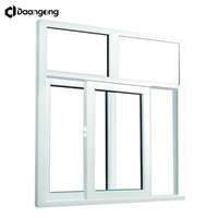 Finestra Scorrevole in PVC Serie 80 a Doppio Vetro, Resistente agli Urti e alle Tempeste, per Zone Costiere, con Alta Resistenza al Vento