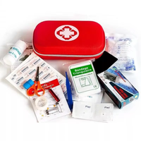 Sac de premiers soins personnalisé pratique fournitures d'urgence médicale trousse de premiers soins de survie trousse de camping de survie en plein air vente en gros