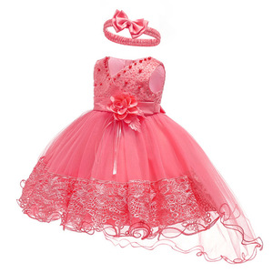 Vestito per Neonata 2026, Abito da Bambina con Farfalle e Perle, Senza Maniche, per <span class=keywords><strong>Feste</strong></span> di Compleanno - Product Image 5