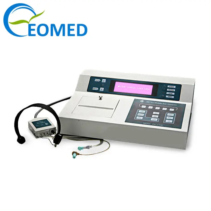 ENT cihazları İşitme test cihazları taşınabilir odyometre tympanometry makinesi olmayan ekran orta kulak analizörü AD-19