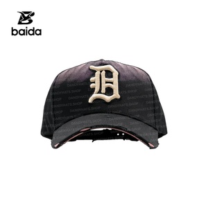 Sombrero G5 Dandy Hats, Gorras de Béisbol Deportivas de 5 Paneles de Gamuza, Bordado de Letras en Tela, Diseño Desgastado, Unisex, Adulto, Halloween - Product Image 1