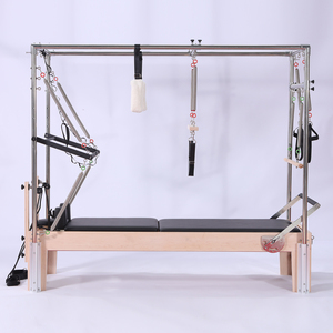 [Qualité professionnelle] Reformer de Pilates en bois d'érable pour studio de yoga, salle de sport, <span class=keywords><strong>club</strong></span> LW-WM001CR - Product Image 2