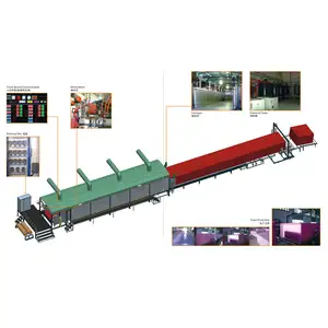 चीन में सस्ती चीजें स्वत: काटने प्रणाली क्षैतिज स्पंज foaming मशीन