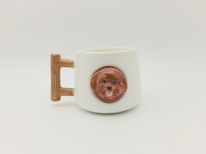 Mug en céramique 3D personnalisable en forme de Pug, tasse à thé au lait fantaisie peinte à la main, mignonne tasse à boisson en forme d'animal, 12x8x9cm 12oz - Product Image 2