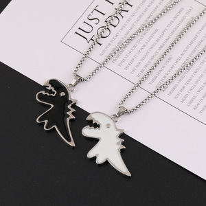 Cartoon <b>Dinosaur</b> Zinc Alloy <b>Necklace</b> Unisex Street Style Sweater Chain - Product Image 5