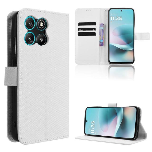 Wholesale Dropshipping For Motorola Moto G67 Power / G57 Power Diamond Texture Leather Phone Case