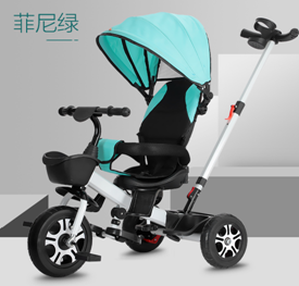 Bebé triciclo con parasol triciclo empuje ajustable con precio de fábrica con alta calidad - Product Image 6