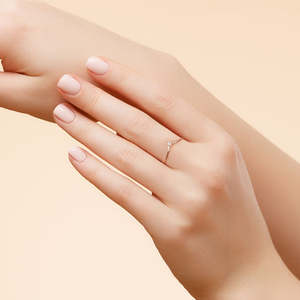 2023 sıcak satış 925 ayar gümüş <span class=keywords><strong>V</strong></span> şekilli opal zirkon altın kaplama ince halka kadınlar için alyanslar - Product Image 6