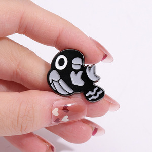 Broches de Esmalte con Diseño de Cuervo Miniatura, Estilo Punk, Joyería de Metal, Insignia para Solapa, Mochila, Camisa, Accesorios, Regalo - Product Image 5