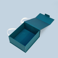 Boîte cadeau magnétique rigide en carton recyclable sur mesure, luxe, pliable, avec couvercle magnétique