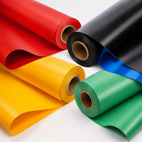 Nuancier de tissu PVC tricoté warp pour Air Dancer, 7 couleurs, 1000D 20x20, pour correspondance de couleurs personnalisée