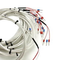 Sensor de Temperatura RTD Pt100/Pt1000 Personalizado de 3 Hilos, Diámetro 4x30mm, con Cable de PTFE, Fabricante