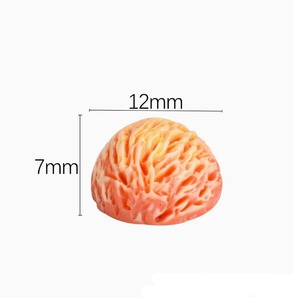 <span class=keywords><strong>Boule</strong></span> de crème glacée miniature en résine de simulation, cornet de crème glacée, jouets de jeu d'imitation pour maison de poupée, ornement, artisanat domestique, accessoires de bricolage - Product Image 5