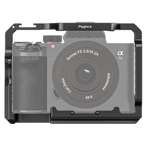 Jaula de cámara de aleación de aluminio para accesorios de plataforma de cámara Sony A7RIII/A7RII/<span class=keywords><strong>A7III</strong></span>/A7II/A7SII con montaje de zapata fría - Product Image 2