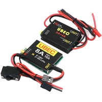 Alimentation séparée double UBEC 2S-6S 6-36V BEC 8A/16A 5.2V/6.0V/7.4V/8.4V pour servomoteur, voiture RC, avion à voilure fixe, bras robotique