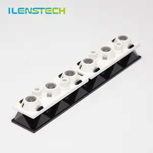 Ilenstech óptica linear interior 107MM tipo linear anti-reflexo led lente para iluminação de escritório