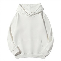 Sweat-shirt à capuche pour homme, couleur unie, 100% polyester, coupe ample, logo personnalisé par sublimation, vêtement décontracté pour l'hiver
