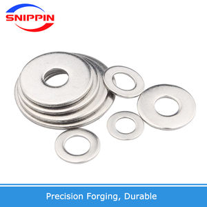 السحابات الفولاذ المقاوم للصدأ مع غسالات مسطحة DIN125A سميكة كبيرة شقة طوقا - Product Image 4