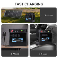 Générateur solaire à onde sinusoïdale pure 3000W, portable, pour bateau marin, batterie LiFePO4, panneaux solaires, station d'alimentation portable 12V pour voiture