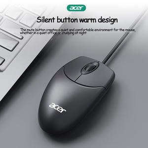 Ffice-ratón silencioso con cable <span class=keywords><strong>para</strong></span> ordenador portátil, mouse de escritorio <span class=keywords><strong>para</strong></span> negocios, 117 - Product Image 2