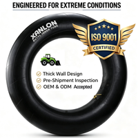 Heavy-duty 16/70-24 Butyl Inner Tube, Equipped with TR179A Valve, Suitable for Wheeled Loaders