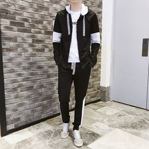 Ensemble de vêtements pour homme, nouveau modè<span class=keywords><strong>le</strong></span> d'automne, sweat-shirt et pantalon décontractés, ensemble de sweat-shirt pour homme - Product Image 5