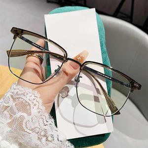 Boyarn – lunettes rétro en œil de chat Anti-lumière bleue, verres transparents pour hommes et femmes, monture de lunettes - Product Image 6