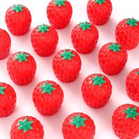 Jouet anti-stress en caoutchouc à presser en forme d'ours fraise, modèle identique à celui de TikTok et Xiaohongshu, sensation en ligne virale pour enfants
