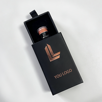Boîte coulissante de luxe en carton doré résistant aux rayures, personnalisable par le fabricant, pour l'emballage de flacons de cosmétiques et de parfums