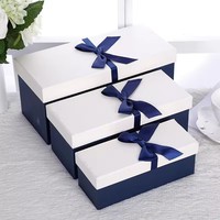 Boîte cadeau pliable magnétique de luxe personnalisée et recyclable avec ruban, doublure en éponge recyclable, revêtement gaufré, impression, boîtes cadeaux en papier