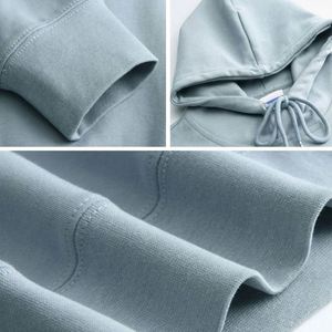 Design High Quality Custom Men's Hoodie Blank Wholesale Custom Logo <b>Drop</b> Shoulder Printing Embroidery Hoodies - Product Image 3