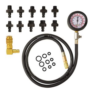 Kit de testeur de manomètre de carburant de haute qualité tenu dans la main testeur de pression d'huile moteur