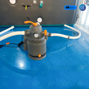 <span class=keywords><strong>Pompe</strong></span> de filtration à sable 2300 GPH pour piscine hors sol <span class=keywords><strong>Intex</strong></span> avec filtre pour piscine gonflable extérieure - Product Image 1