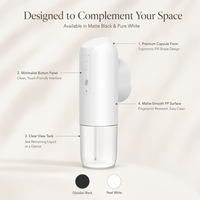 Wasserloser Kunststoff-Aroma-Diffusor 150ml 100m³ BT-Kompatibel App-Steuerung Touch-Tasten 110-240V Universalspannung Geräuscharm