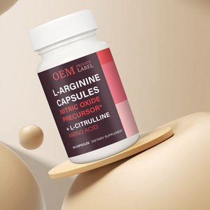Capsules de L-Arginine Premium OEM/ODM Précurseur d'Oxyde Nitrique Supplément d'Acides Aminés 60 Capsules - Product Image 4