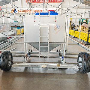 อุปกรณ์การเลี้ยงสัตว์ปีกในประเทศจีน ระบบให้อาหารและน้ำอัตโนมัติ โรงเรือนเลี้ยงไก่เคลื่อนที่ - Product Image 4